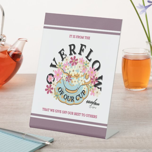 ÜBERFLUSS SOCKELSCHILD (In Situ)