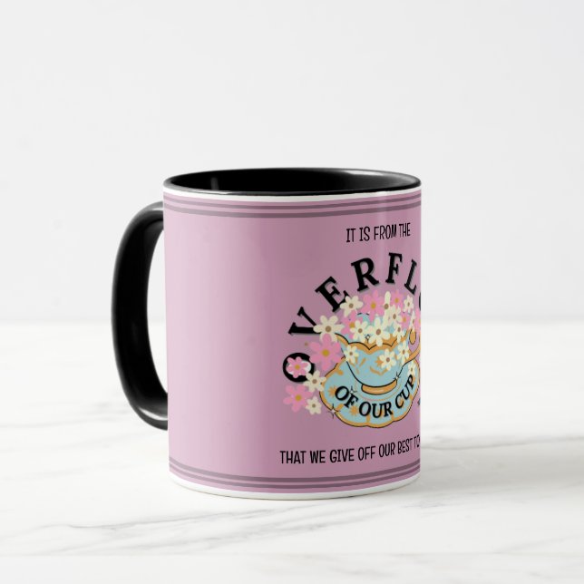 ÜBERFLUSS Tasse von Adiela Akoo (Vorderseite Links)