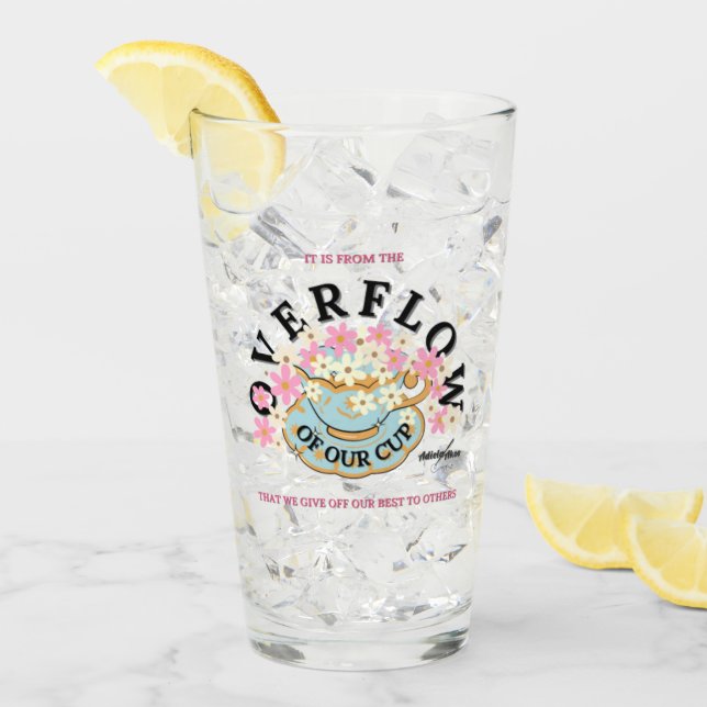 ÜBERFLUSS von Glas durch Adiela Akoo (Vorderseite Ice)