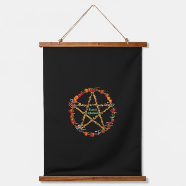 Überfluss Wandteppich Mit Holzrahmen (Vorderseite)