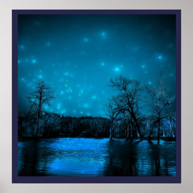 Überflutete Nacht Poster (Vorne)