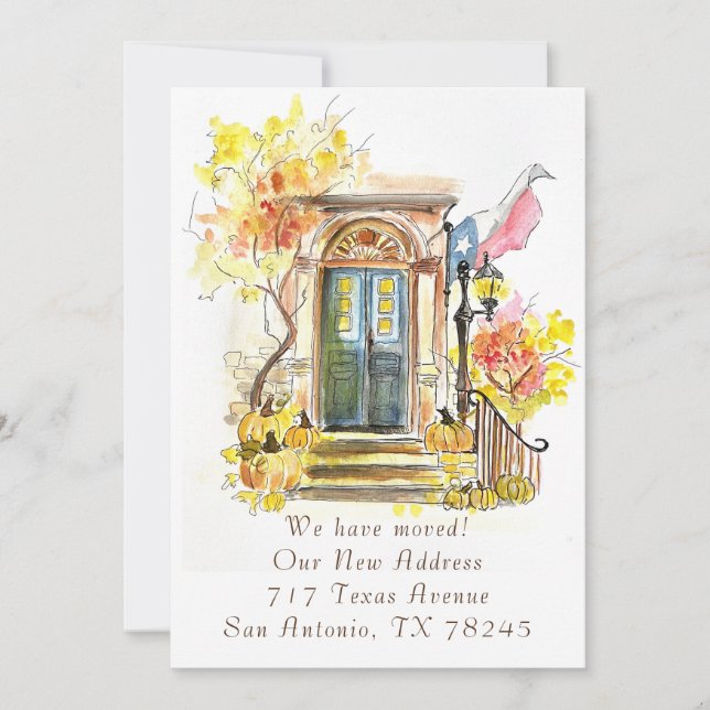 Überführung in die Ankündigung von Texas (Vorderseite)