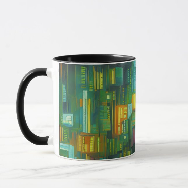 Überfüllte Stadtwohnungen Tasse (Links)