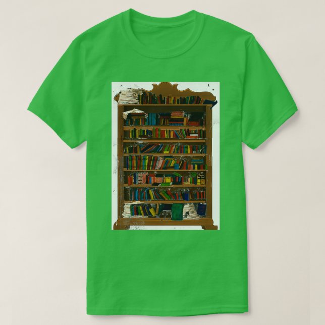 überfüllter Buchkoffer Classic TShirt (Design vorne)