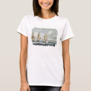 Übergabe der Festung Tamatave, eingraviert von T. T-Shirt