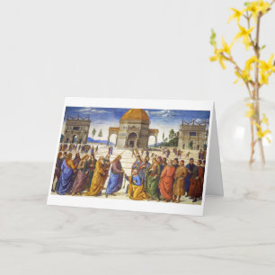 Übergabe der Schlüssel   Pietro Perugino   Karte