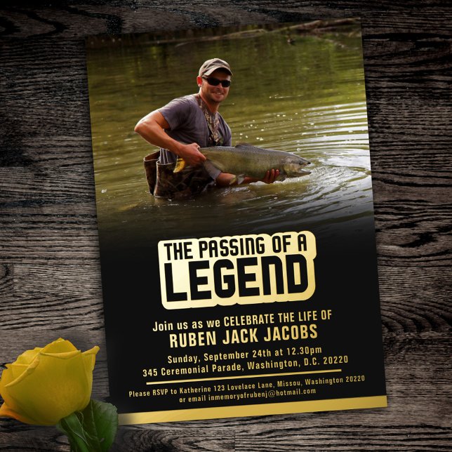 Übergabe des Grau-Golddenkmals zur Beerdigung der  Folieneinladung (Von Creator hochgeladen)