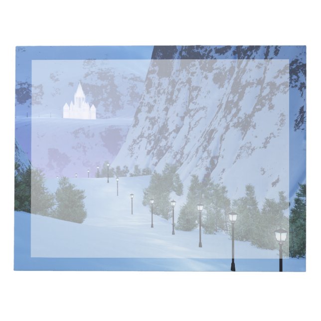 Übergabe des Light Notepad Notizblock (Vorderseite)