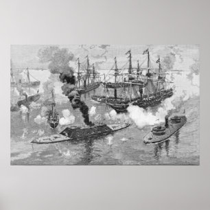 Übergabe des "Tennessees", Schlacht von Mobile Poster