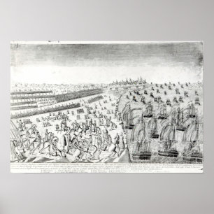 Übergabe in Yorktown, 1781 Poster