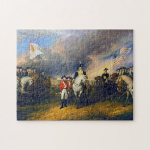 Übergabe von Lord Cornwallis Revolutionärer Krieg Puzzle