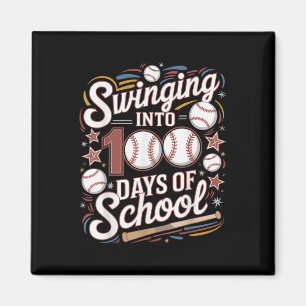 Übergang in 100 Tage Baseball-Schule Magnet