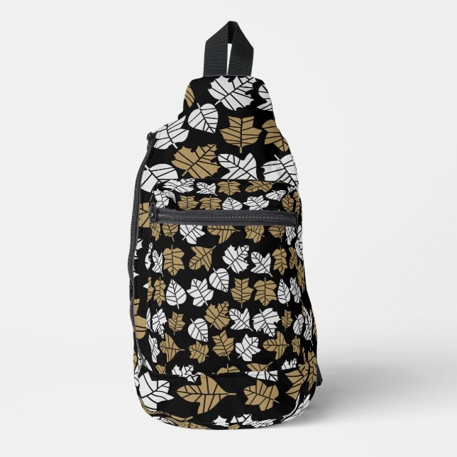 Übergang von Herbst zu Natur Crossbody Bag (Vorderseite)