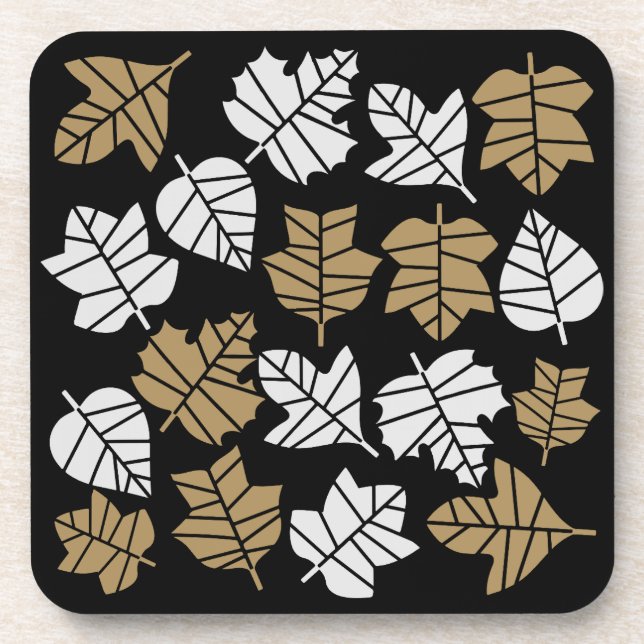 Übergang von Herbst zu Natur Getränkeuntersetzer (Vorderseite)