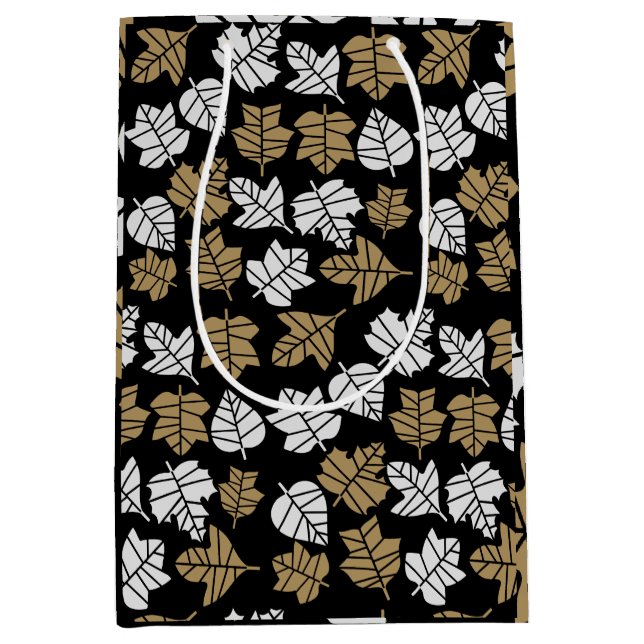 Übergang von Herbst zu Natur Mittlere Geschenktüte (Vorderseite)