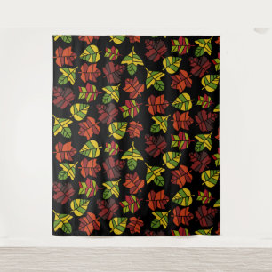 Übergang von Herbst zu Natur Wandteppich