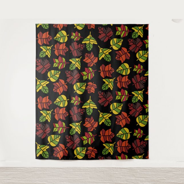 Übergang von Herbst zu Natur Wandteppich (Vorderseite)