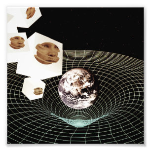 Übergang zu einer anderen Dimension Fotodruck