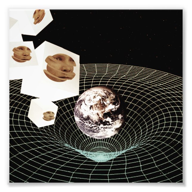 Übergang zu einer anderen Dimension Fotodruck (Vorne)