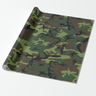 Übergangs-Camouflage-Muster Geschenkpapier