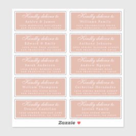 Übergeben an die Script-Gästeverzeichnis Dusty Pin Aufkleber