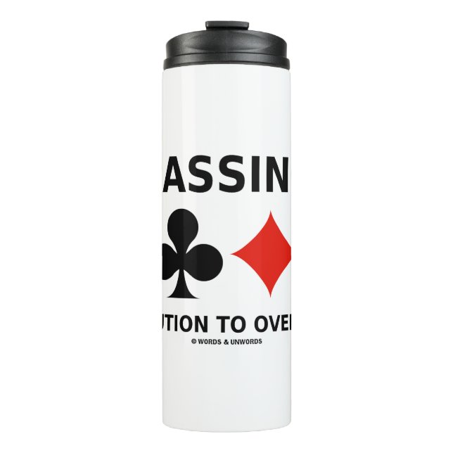 Übergeben der Lösung zur Überbietung von Bridge-Ra Thermosbecher (Vorderseite)