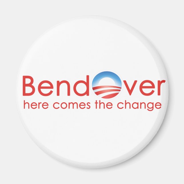 Übergeben für Barack-Obama-Veränderung Magnet (Vorne)