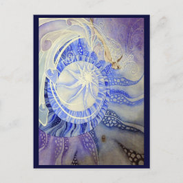 Übergeben Postkarte