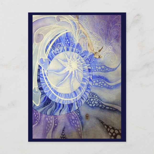 Übergeben Postkarte (Vorderseite)