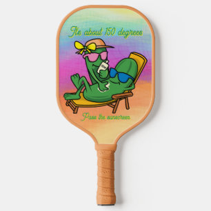 Übergeben Sie den Sonnenschirm Pickleball Schläger