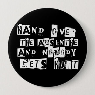 Übergeben Sie die Absinthe..Button. Button