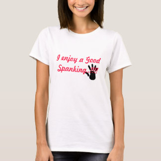 übergeben Sie Druck, ich genießen eine gute T-Shirt