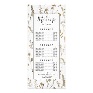 Übergeben Sie gezeichnetem Gold niedlichen Werbekarte