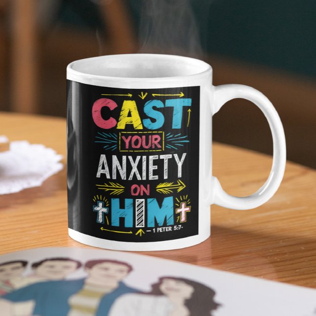 Übergeben Sie Ihre Sorgen Kaffeetasse (Von Creator hochgeladen)