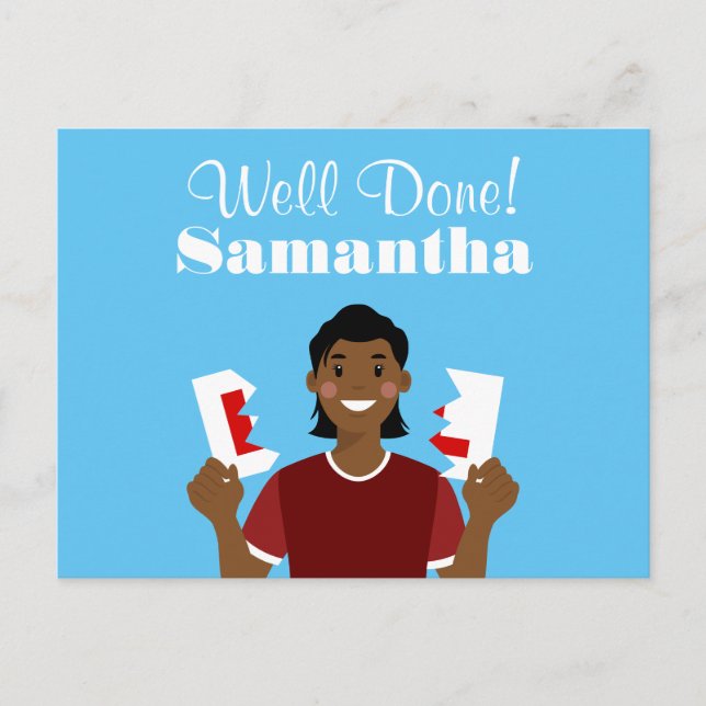 Übergeben Sie Ihren Text Avatar Ankündigung Postka (Vorderseite)