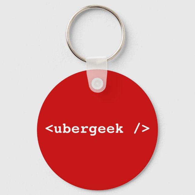 <ubergeek />Schlüsselring Schlüsselanhänger (Vorderseite)