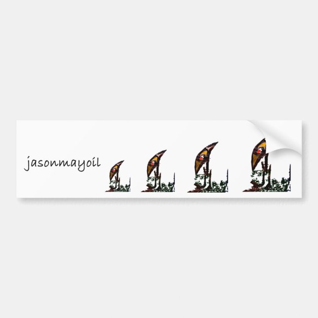 Übergehen des Vogelaufklebers Autoaufkleber (Vorne)