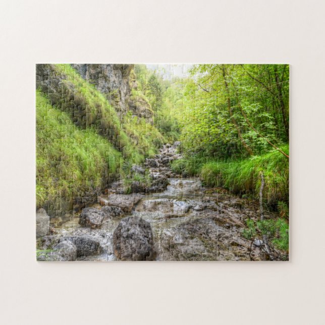 Übergewachsener Schwarzer Buchsensee Puzzle (Horizontal)