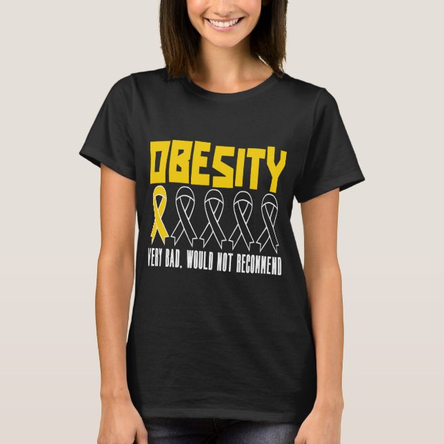 Übergewicht Fettleibigkeit Chubby Fettleibigkeit B T-Shirt (Vorderseite)