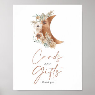 Überglücklich Boho-Karten und Geschenke Poster Sch