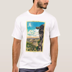 Überhängender Felsen am Gletscher PointYosemite, T-Shirt