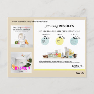 ÜBERHAUPT Skincare Postkarte