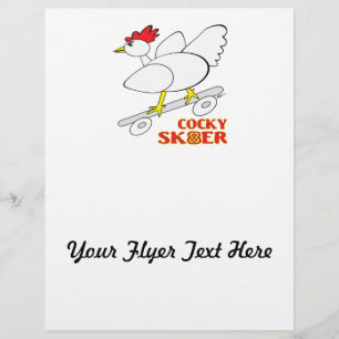 Überheblicher Skater Flyer