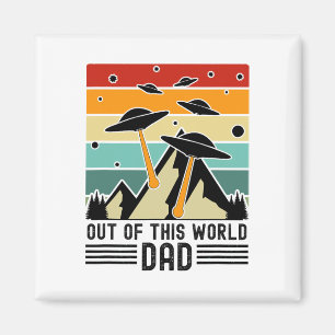 Überirdischer Papa, Alien Vatertag Magnet