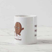 Überkoffeinierte Kaffeebohnen-Energie
