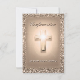 Überkreuzende Bestätigung der bleibenden Rose Einladung