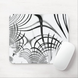 Überkreuzte graue Linien erinnern uns an Zeichnung Mousepad