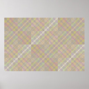 Überlagernde Faktor-Kontrollgitter Poster