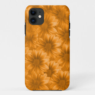 Überlagerte orange Gerbera-Gänseblümchen Case-Mate iPhone Hülle