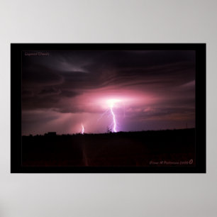 Überlagerte Wolken Poster